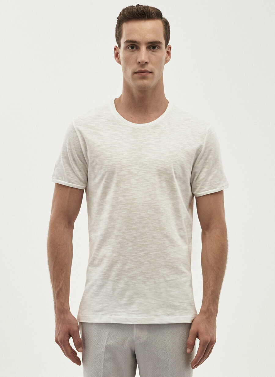 SLİM FİT BİSİKLET YAKA T-SHİRT SLİM FİT BİSİKLET YAKA T-SHİRT