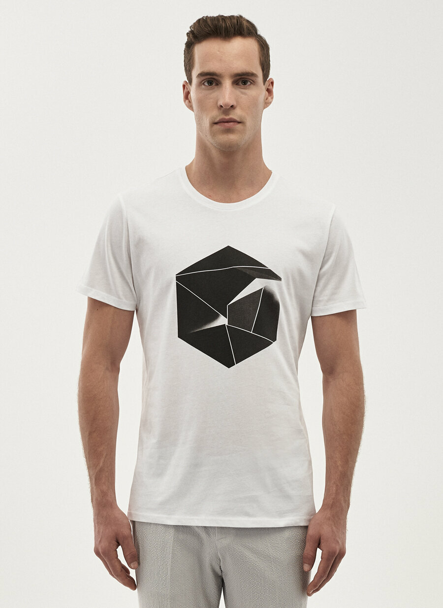 SLİM FİT BİSİKLET YAKA T-SHİRT SLİM FİT BİSİKLET YAKA T-SHİRT