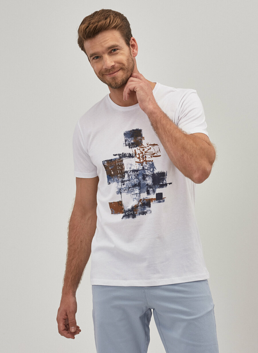 SLİM FİT BİSİKLET YAKA T-SHİRT SLİM FİT BİSİKLET YAKA T-SHİRT